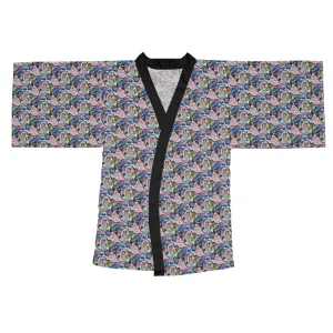 Fish Pattern Beach Kimono