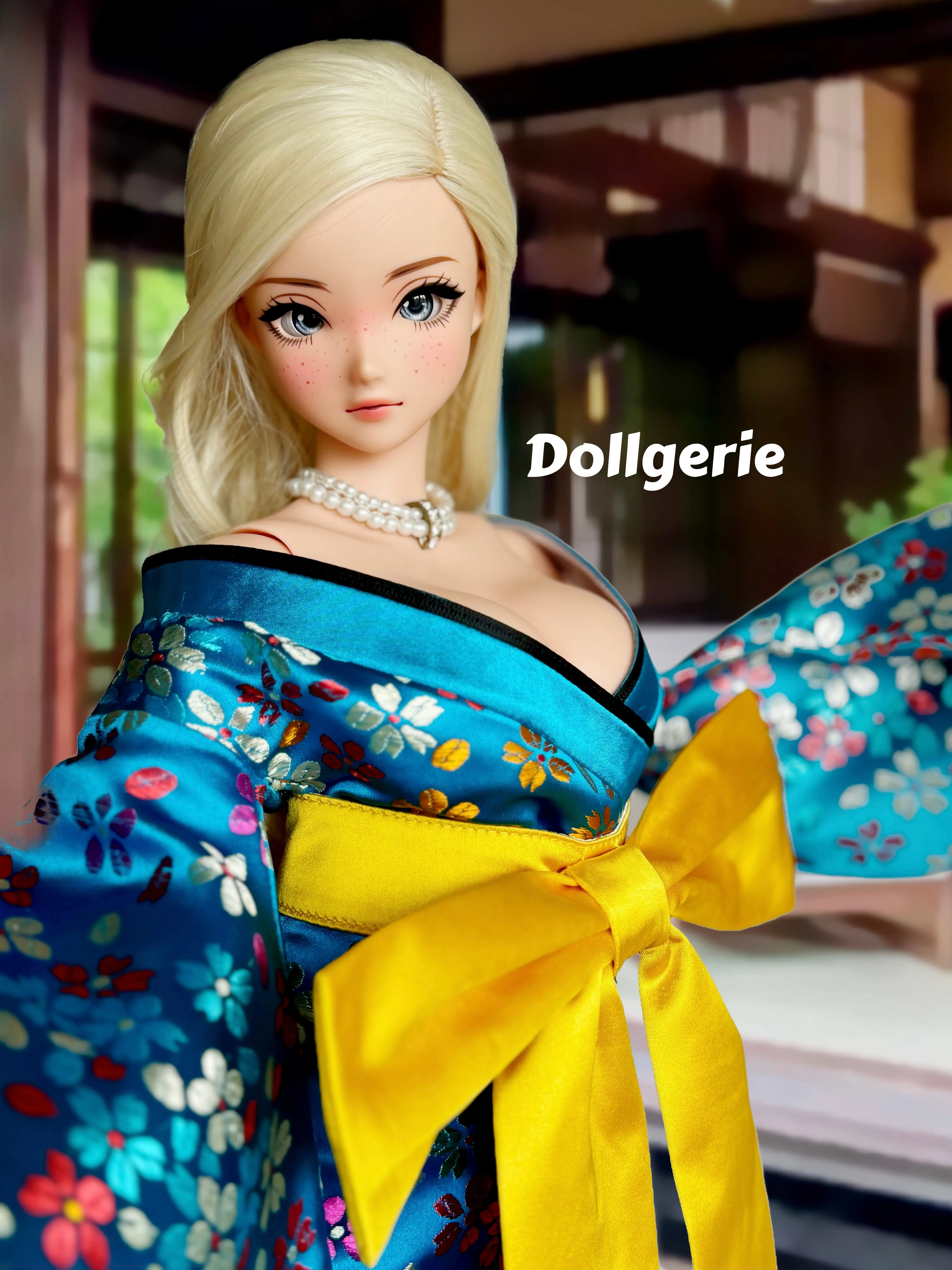 Florazure Kabuki Kimono, made for SmartDoll Pear Girl