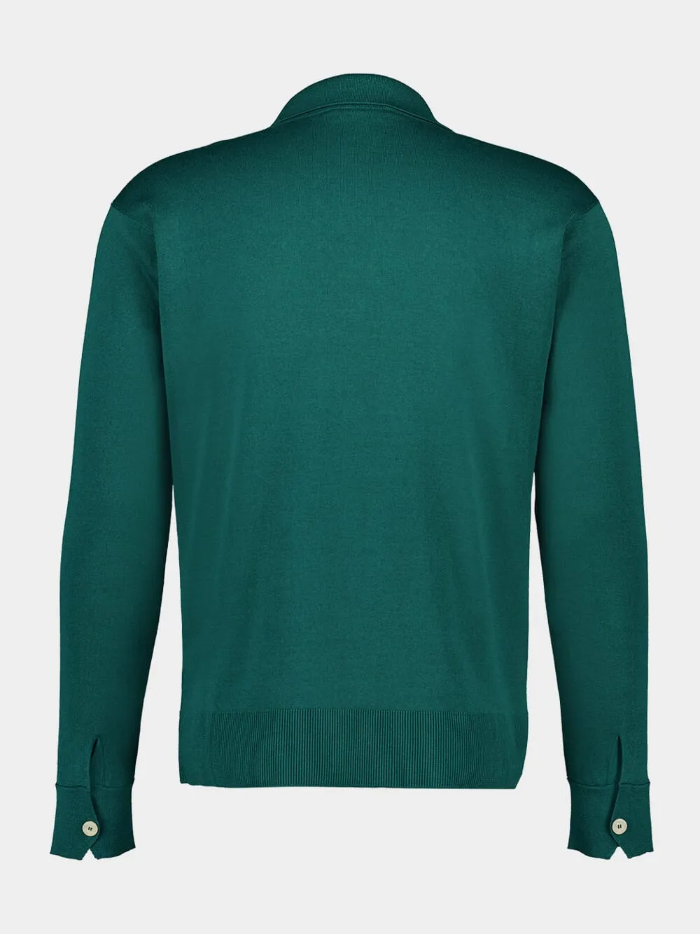 Forest Green Buttoned Overshirt