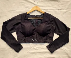 Full sleeve plain blouse