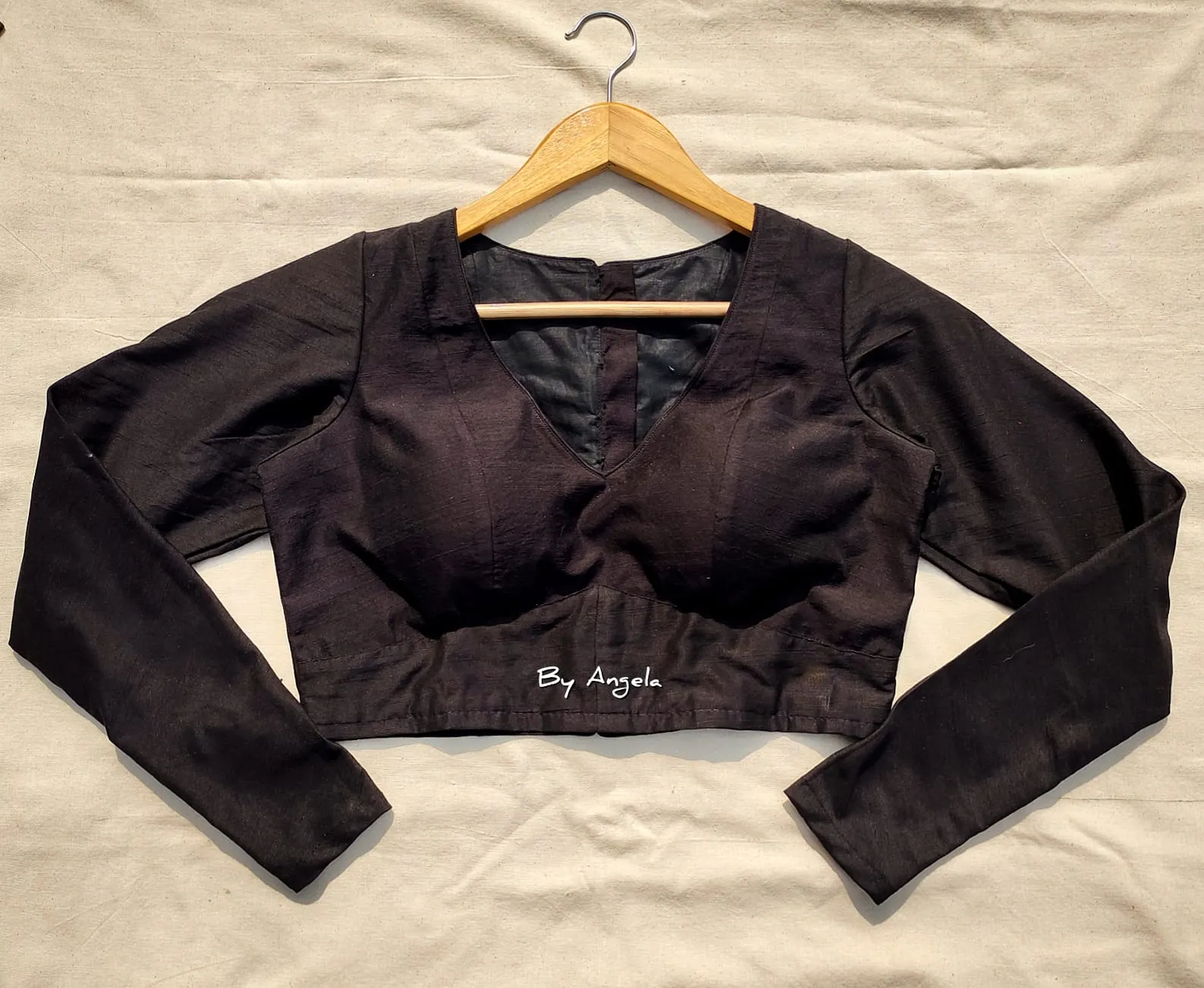Full sleeve plain blouse