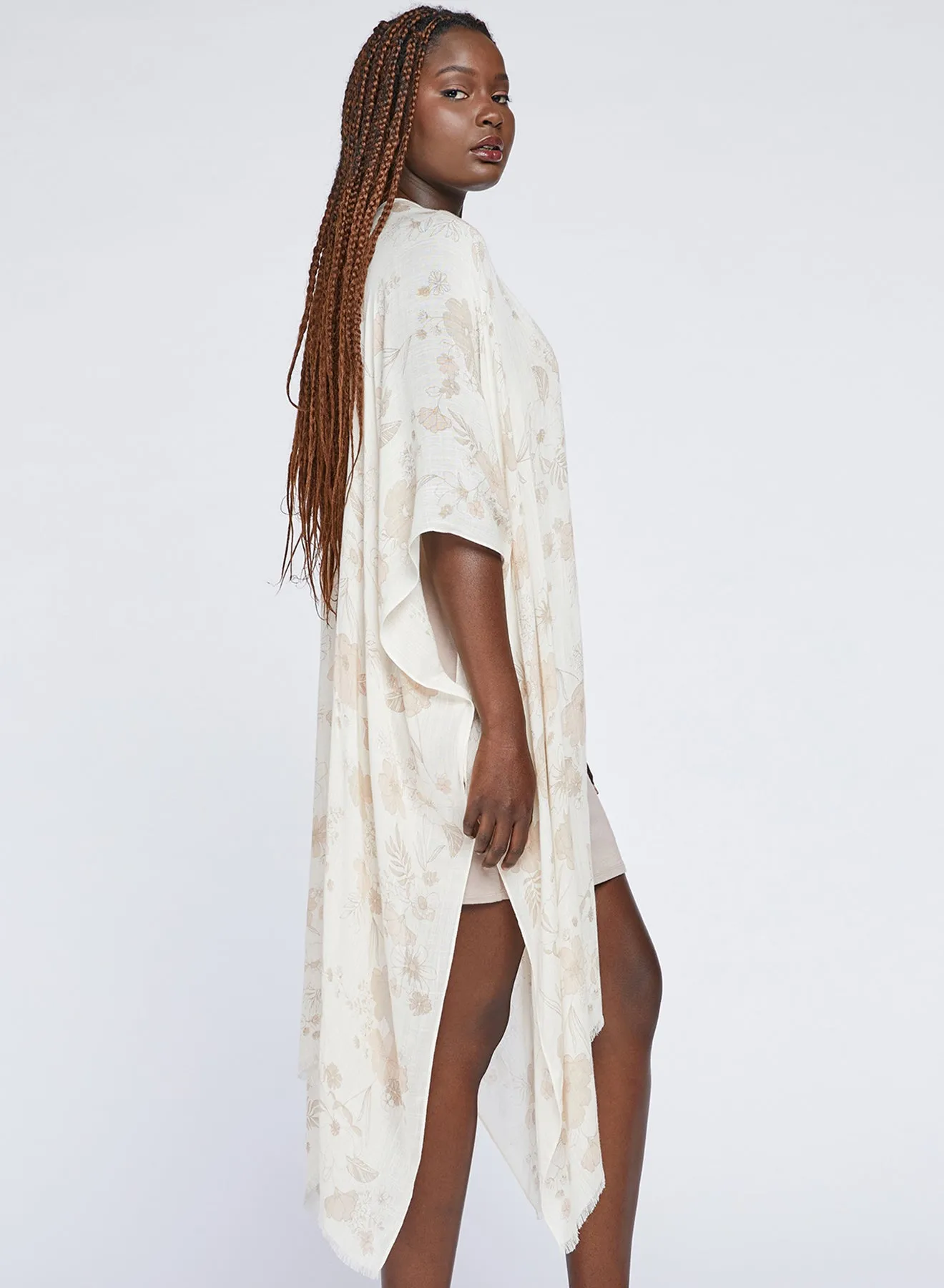 GENTLE FAWN Mosaic Kimono