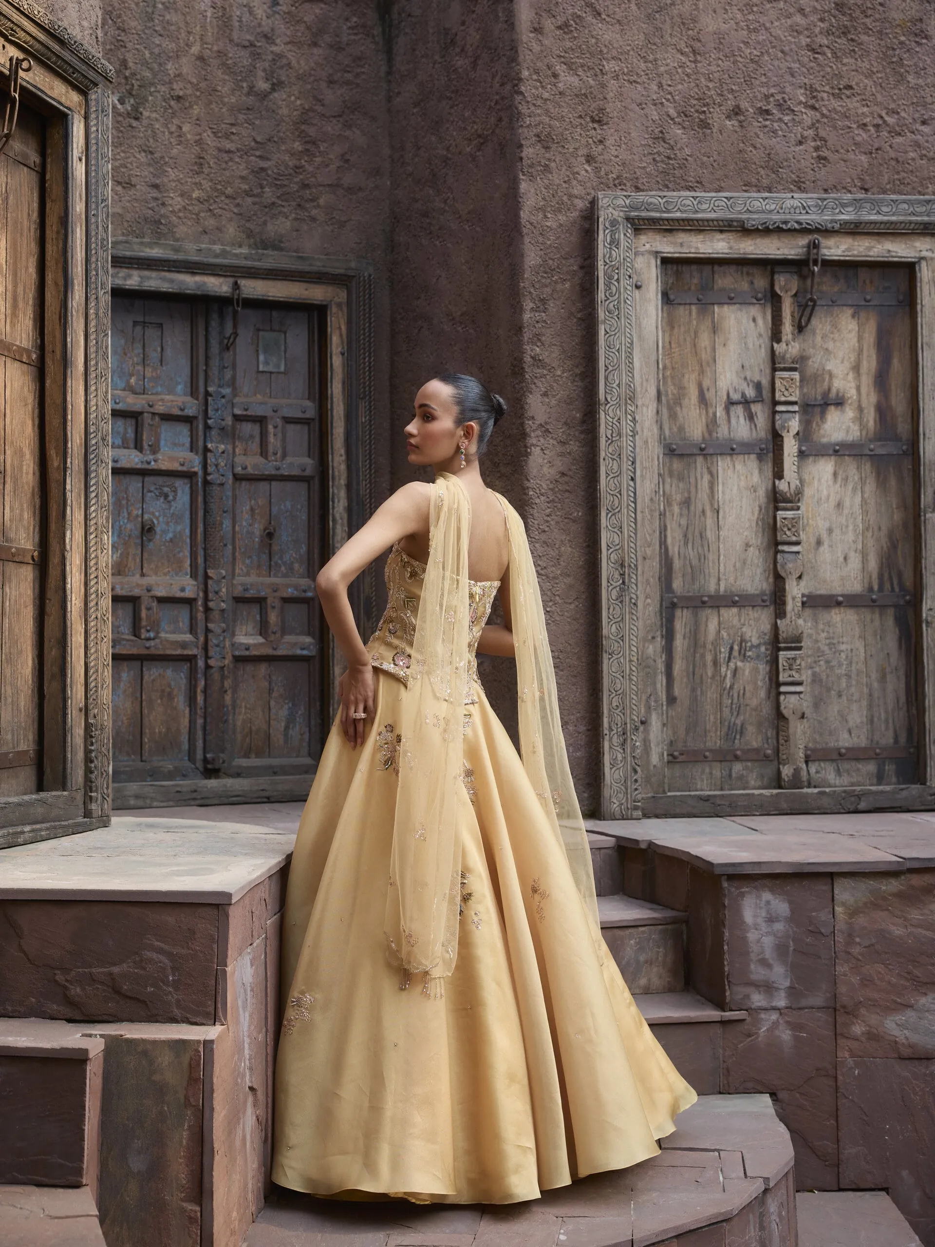 Gilded Grace Corset & Skirt Set