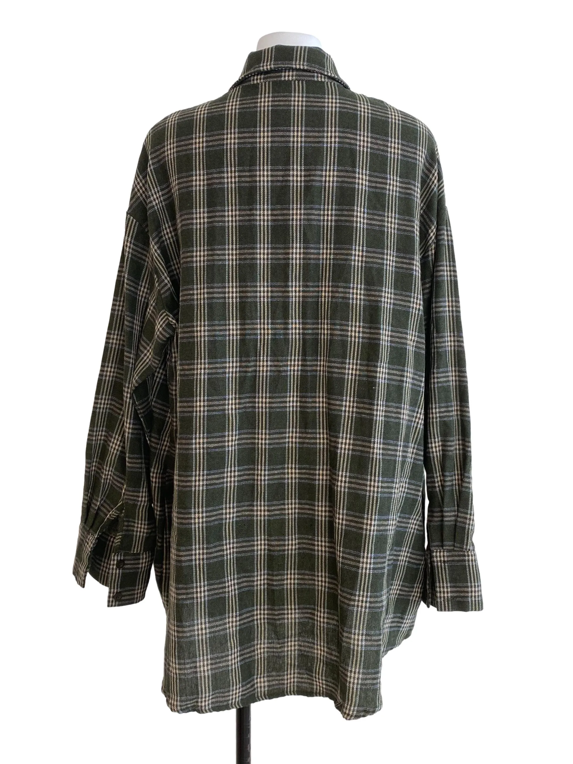 Green Black Watch Checkered Shirt