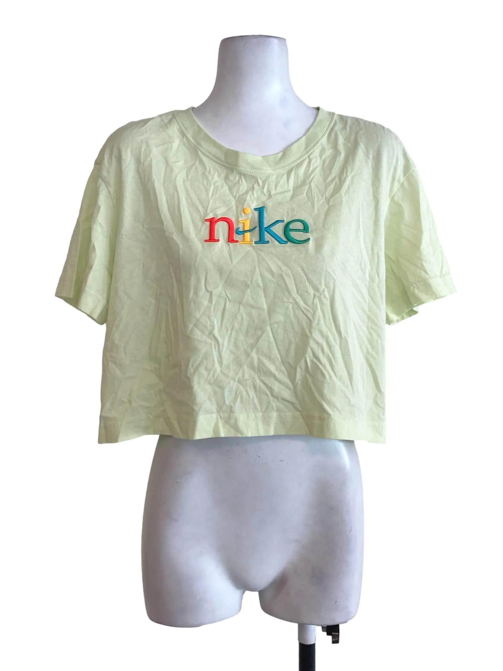 Green Crop Tee