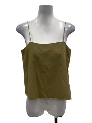 Green Distressed Hem Cami OSN