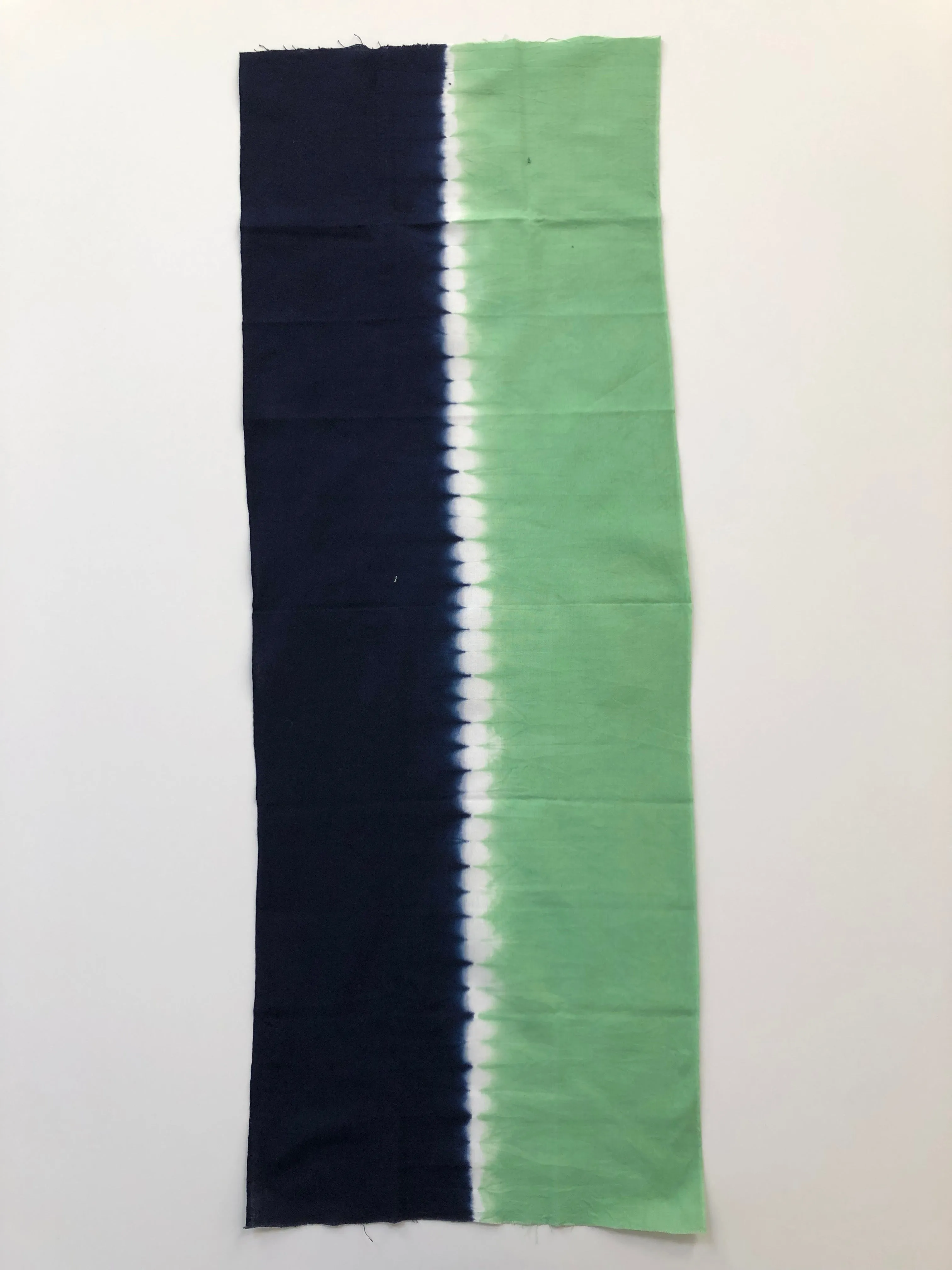 Green Somewake Shibori Tenugui