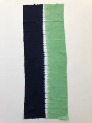 Green Somewake Shibori Tenugui