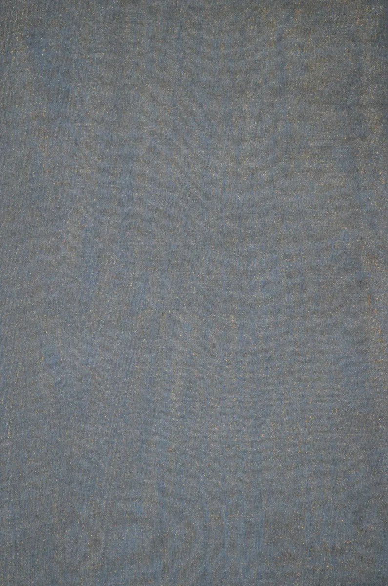 Handloom Pure Silk Chanderi Tissue Golden Zari Based Fabric
