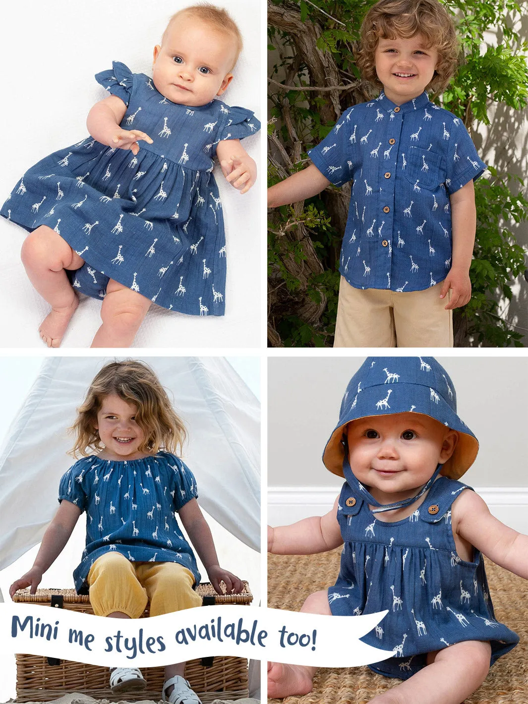 Hartgrove muslin dress giraffy