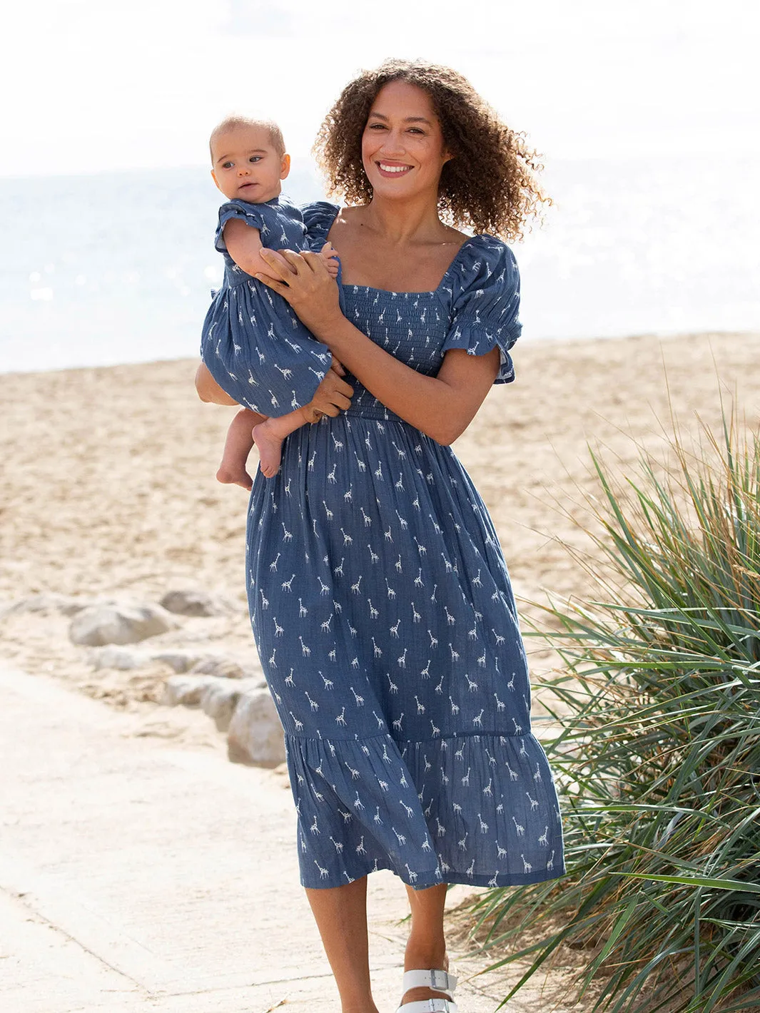 Hartgrove muslin dress giraffy