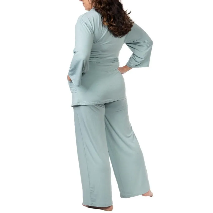Home Recovery Pajamas in Sage Green