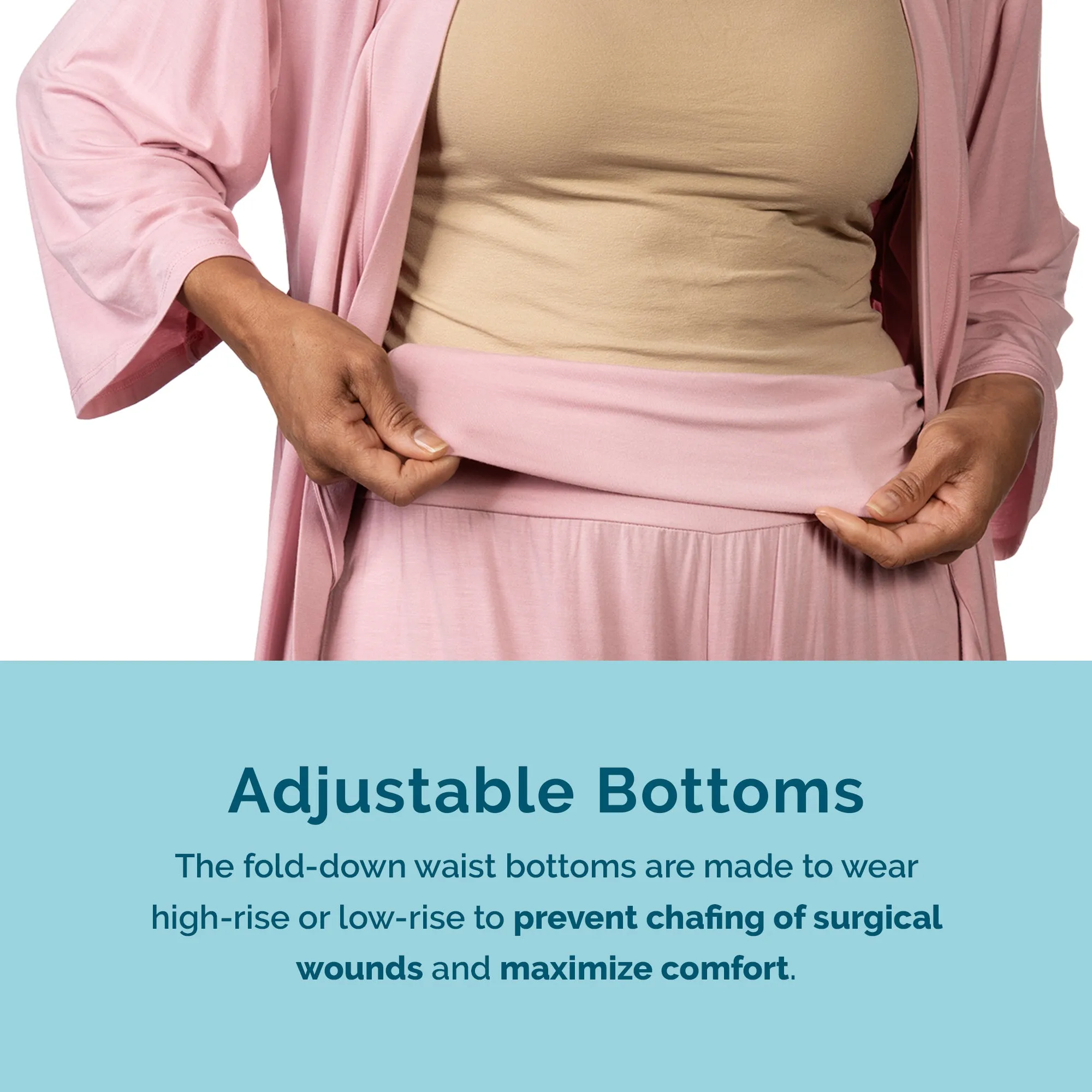 Home Recovery Pajamas in Sage Green