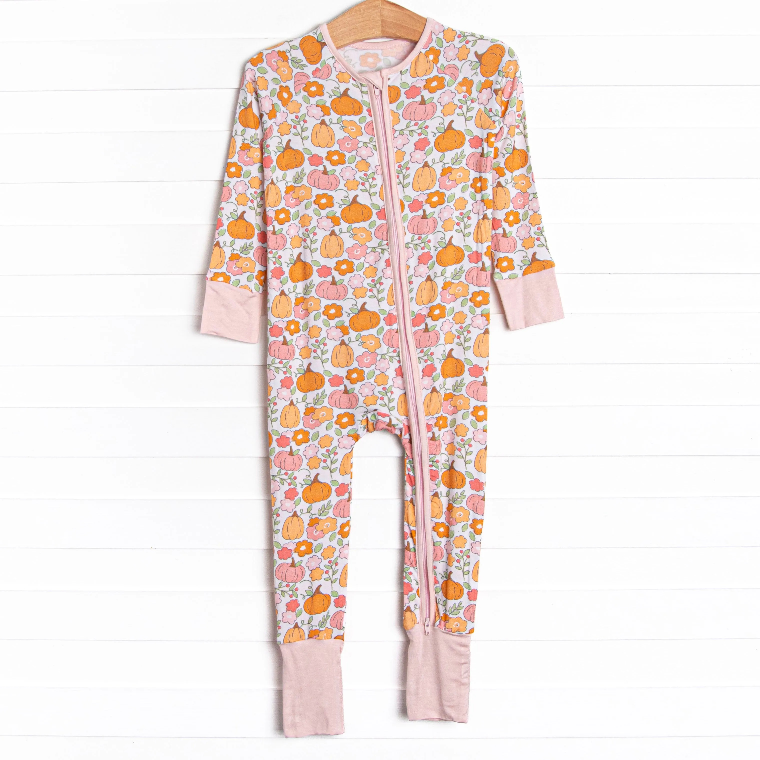 Homeland Harvest Bamboo Zippy Pajama, Pink