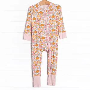 Homeland Harvest Bamboo Zippy Pajama, Pink