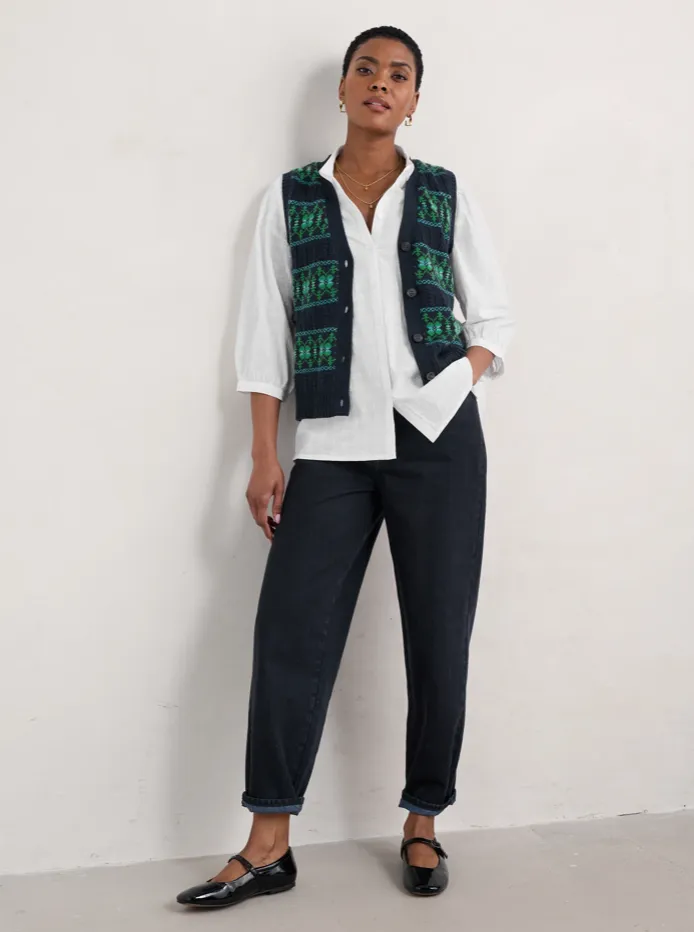 HOPE COTTAGE BLOUSE II - SALT