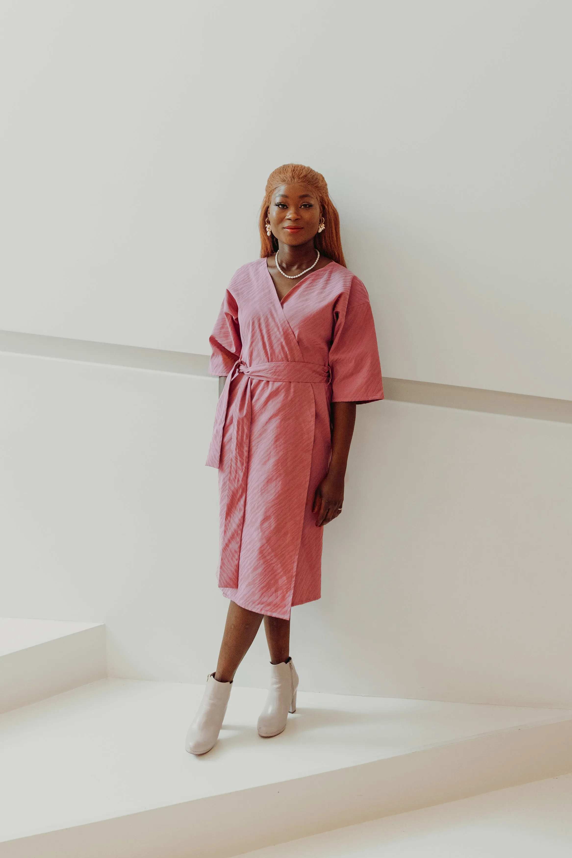 Hurmaava Kimono Dress Peony Pink
