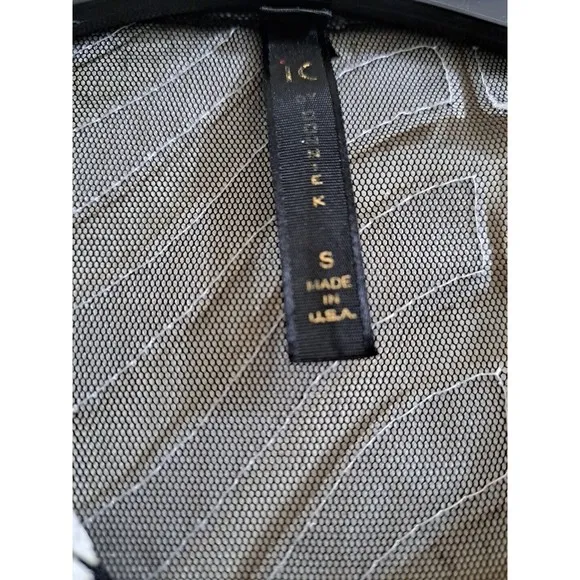 IC by Connie K Jacket Black White Lagenlook Kimono 3/4 Cuffed Button