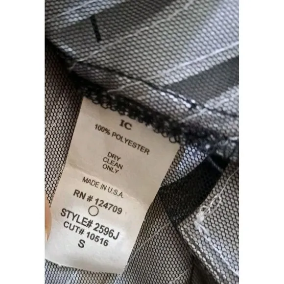 IC by Connie K Jacket Black White Lagenlook Kimono 3/4 Cuffed Button