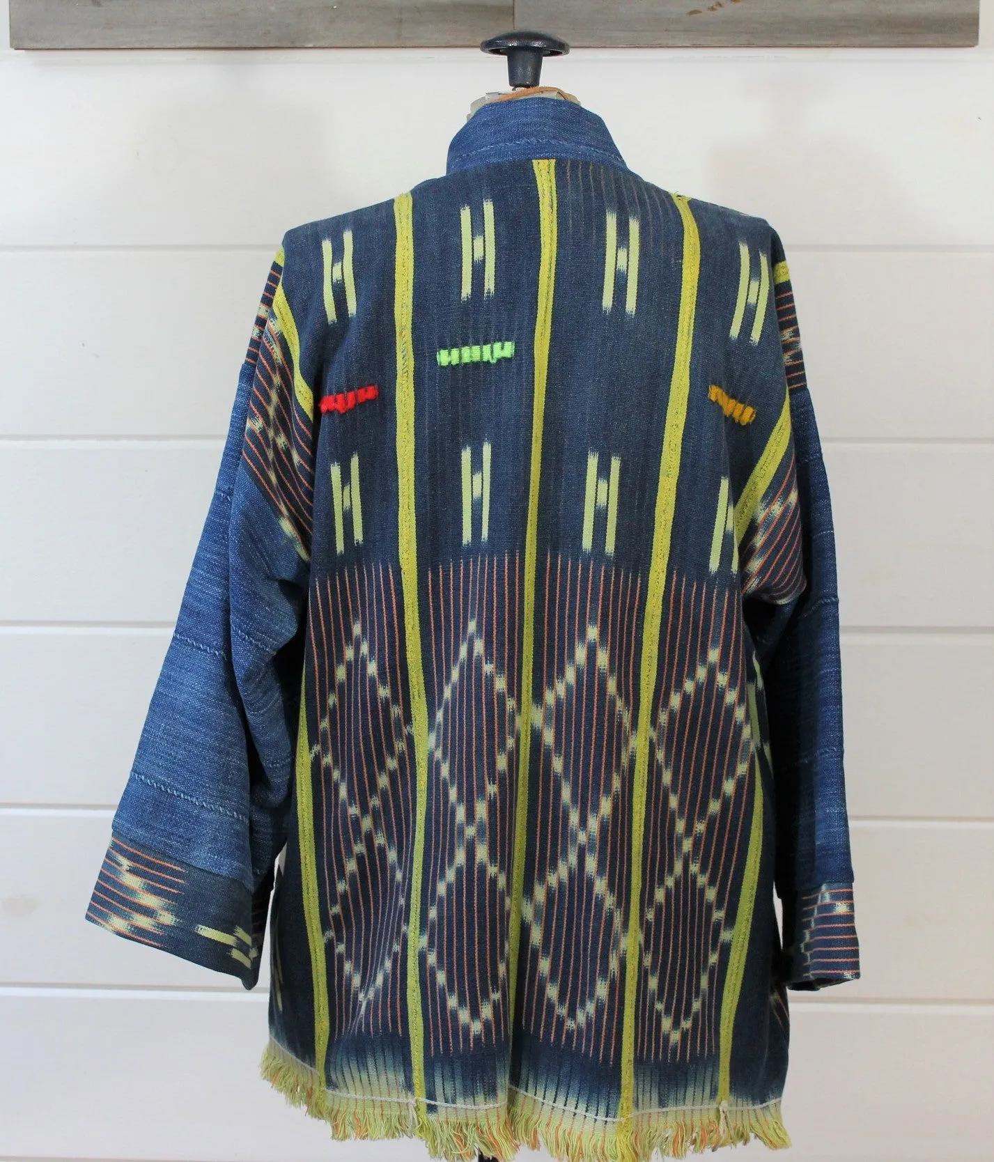 Indigo Ikat Jacket