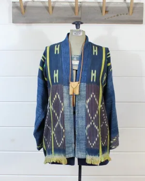 Indigo Ikat Jacket