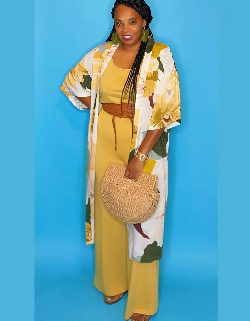 Iris Floral Duster/Kimono