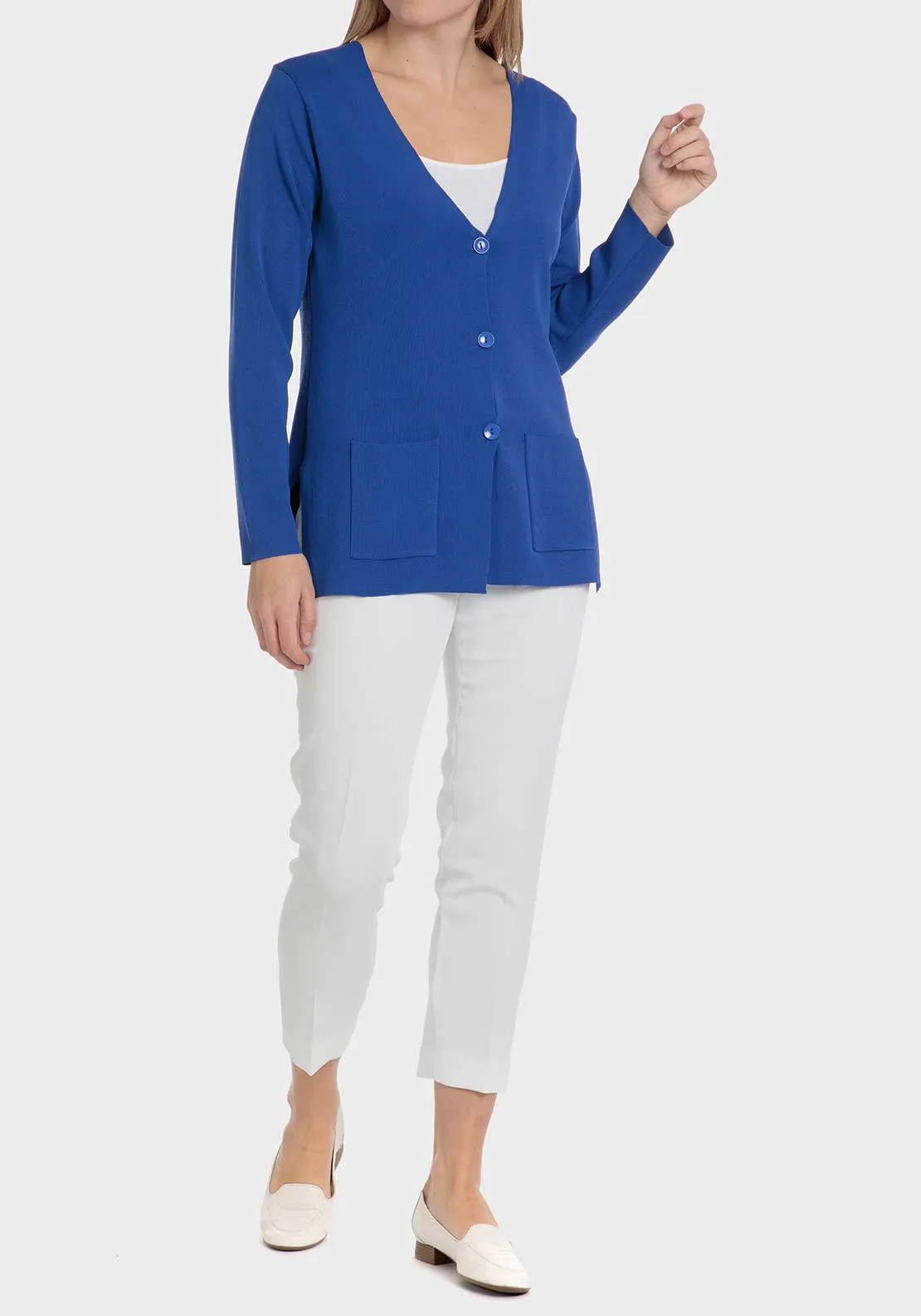 Jacket with pockets - Blue