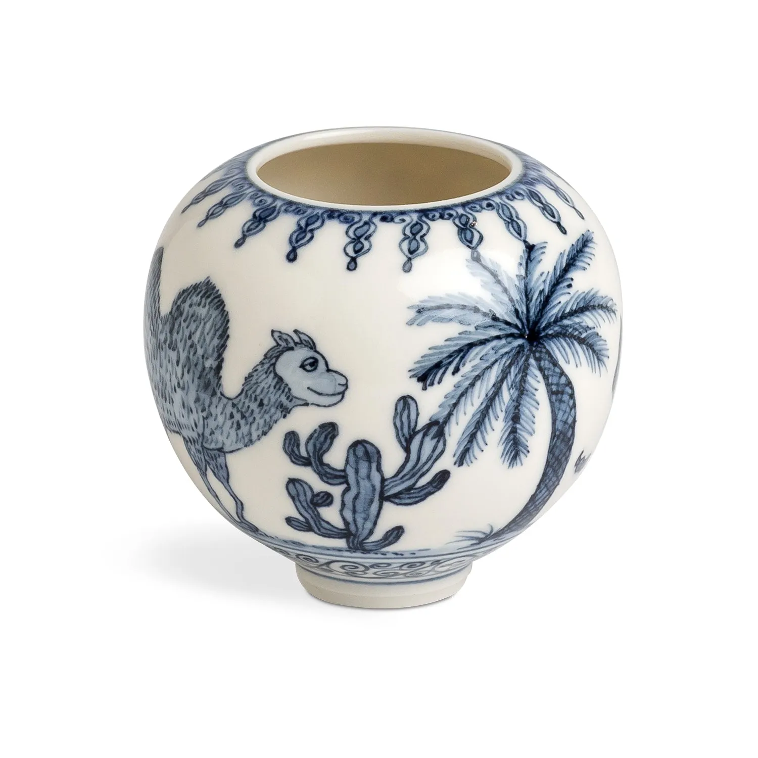 Japanese Hand Painted Miniature Pots