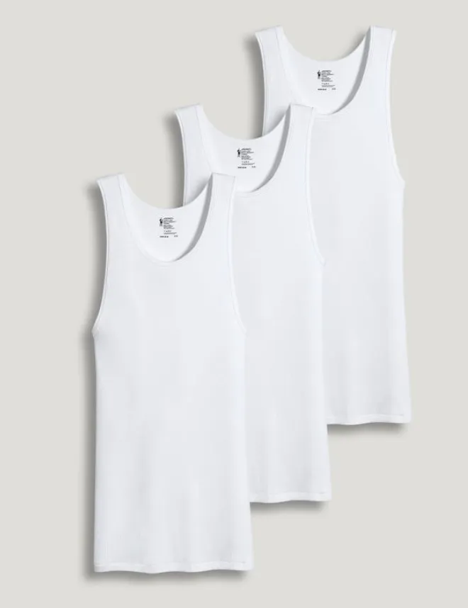 Jockey Classic A-Shirt - 3 Pack (White)