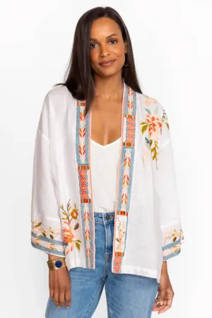 Johnny Was Ceretti Linen Cropped Kimono j48123-4