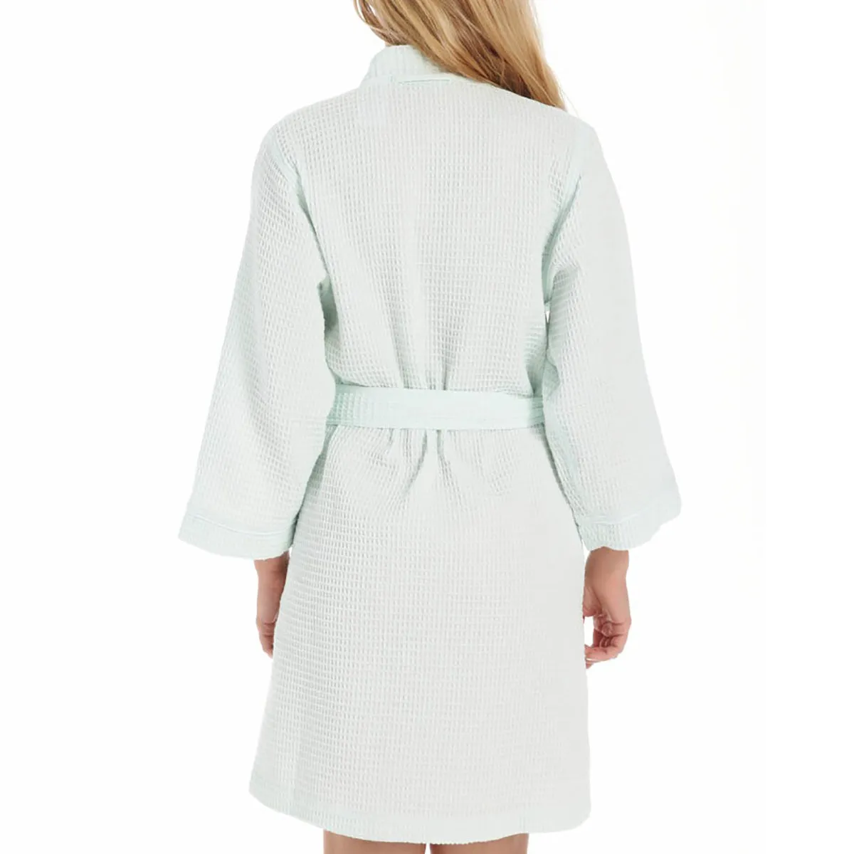 Kayanna Waffle Kimono Spa Robe