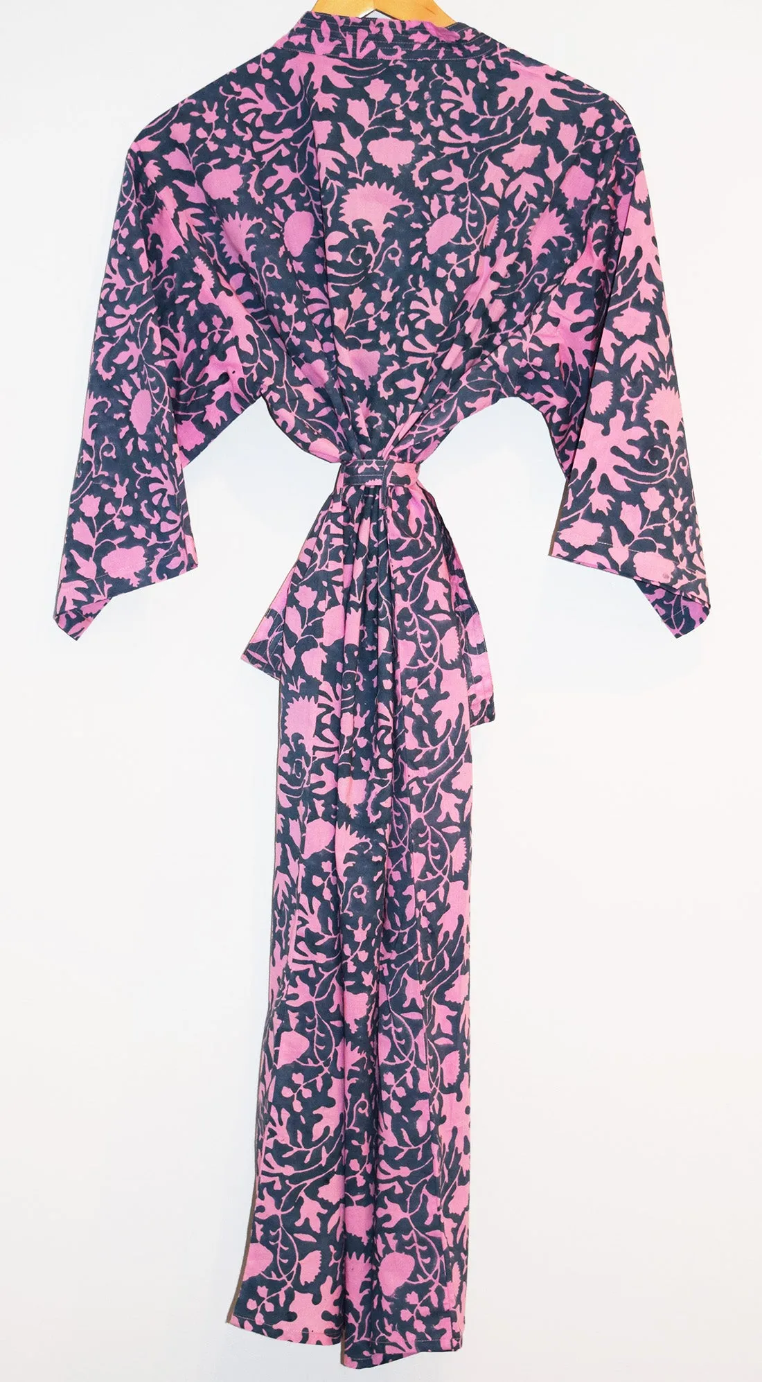 Kerala Long Robe | Shadow Floral Midnight
