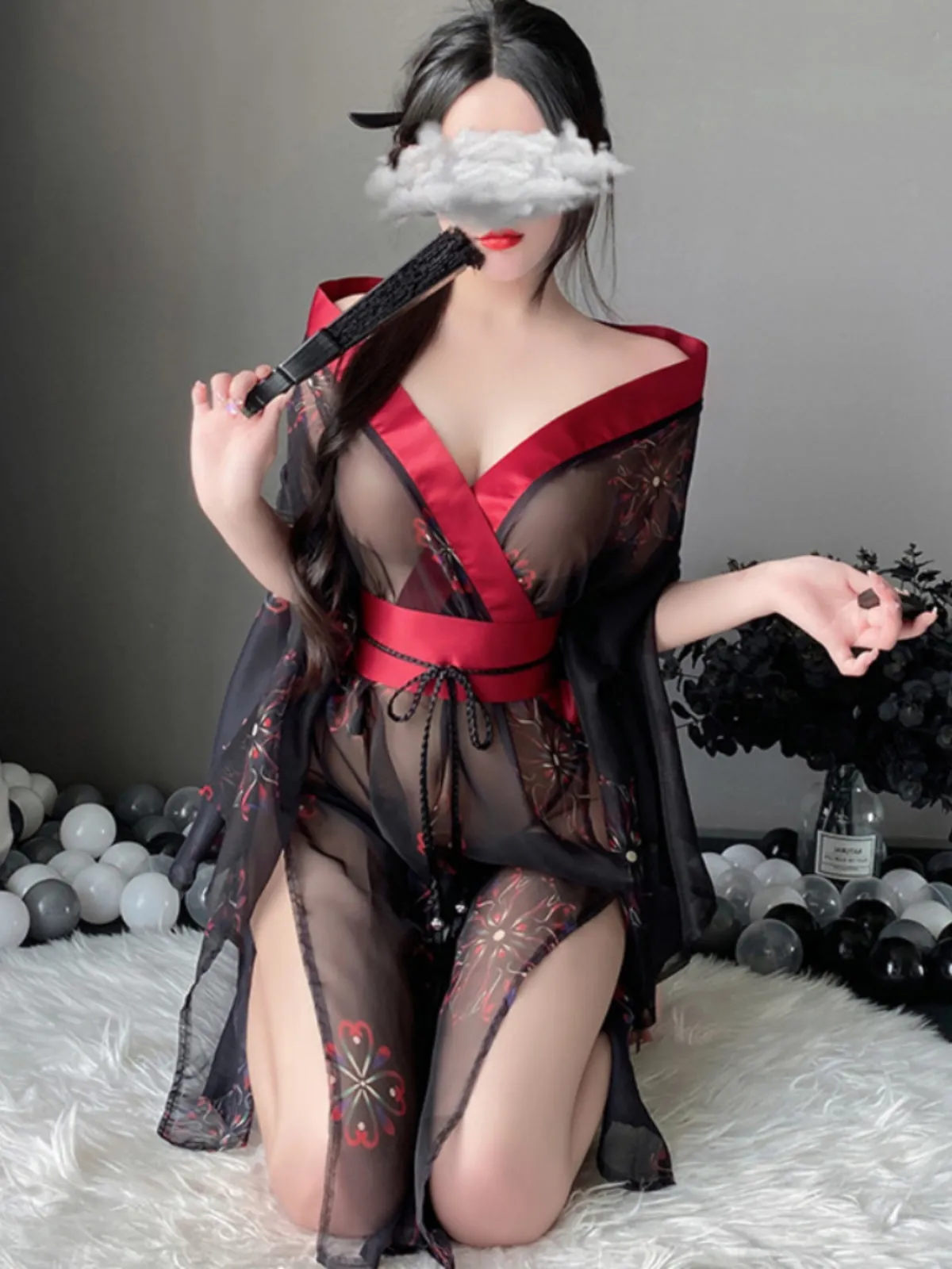 Kimono bathrobe set AN0367
