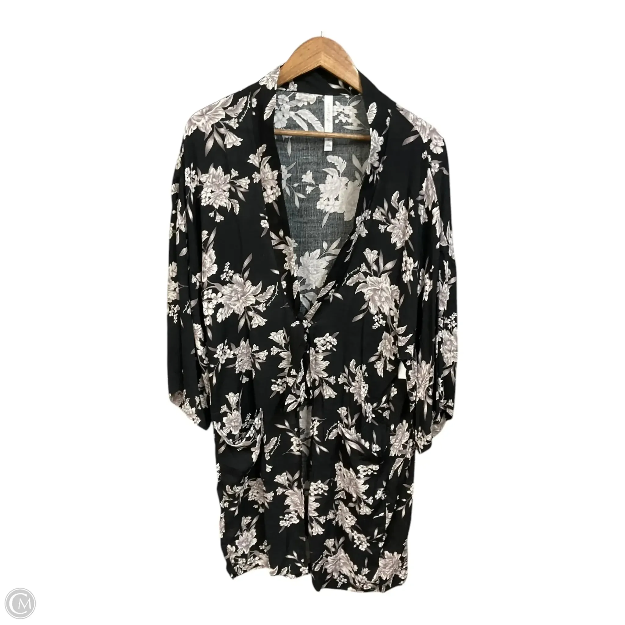 Kimono By Spiritual Gangster In Floral Print, Size: Osfm