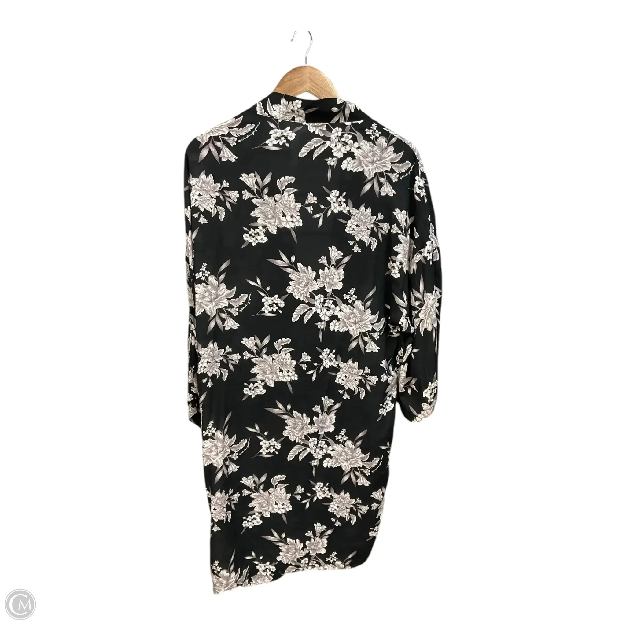 Kimono By Spiritual Gangster In Floral Print, Size: Osfm
