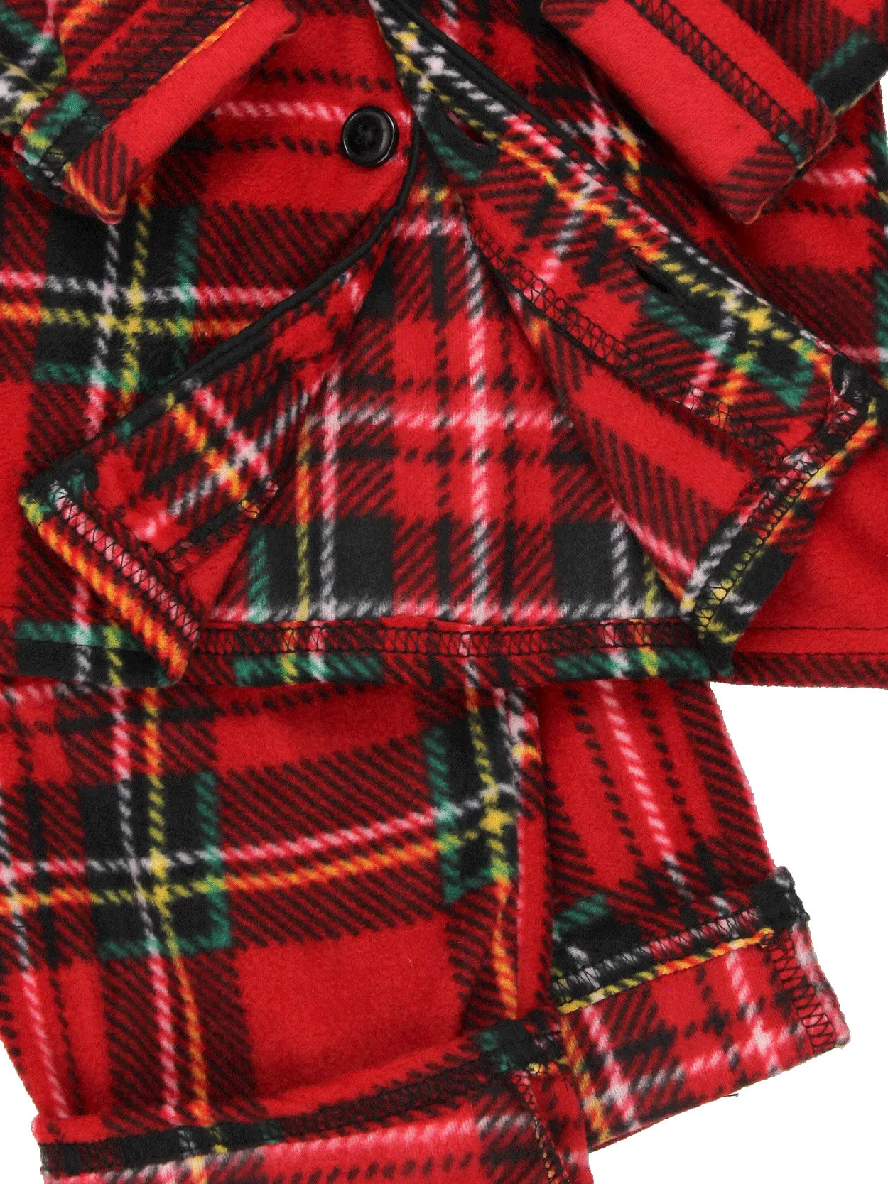 Komar Kids Holiday Plaid Coat Pajamas