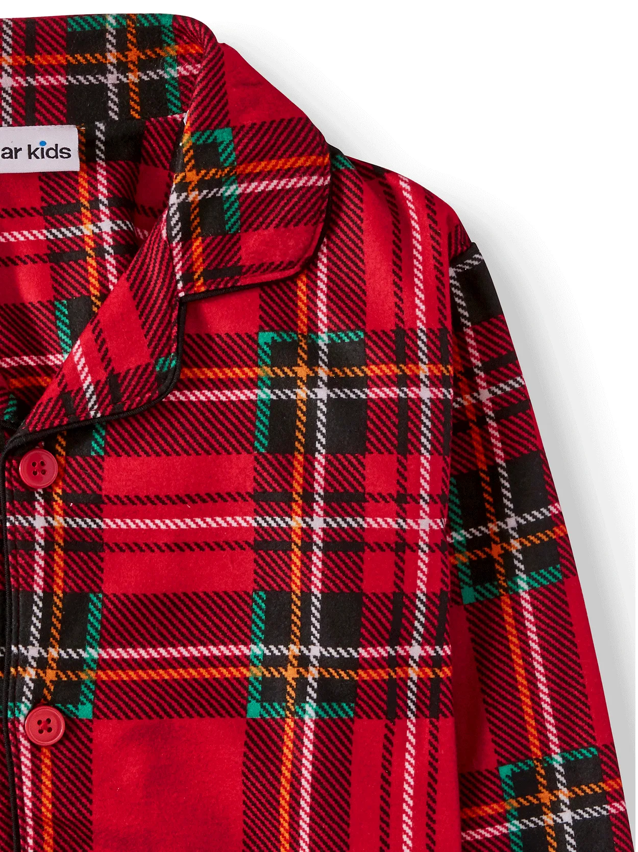 Komar Kids Holiday Plaid Coat Pajamas