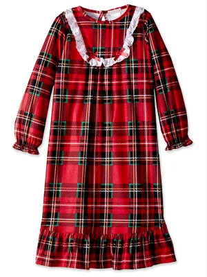 Komar Kids Holiday Plaid Nightgown