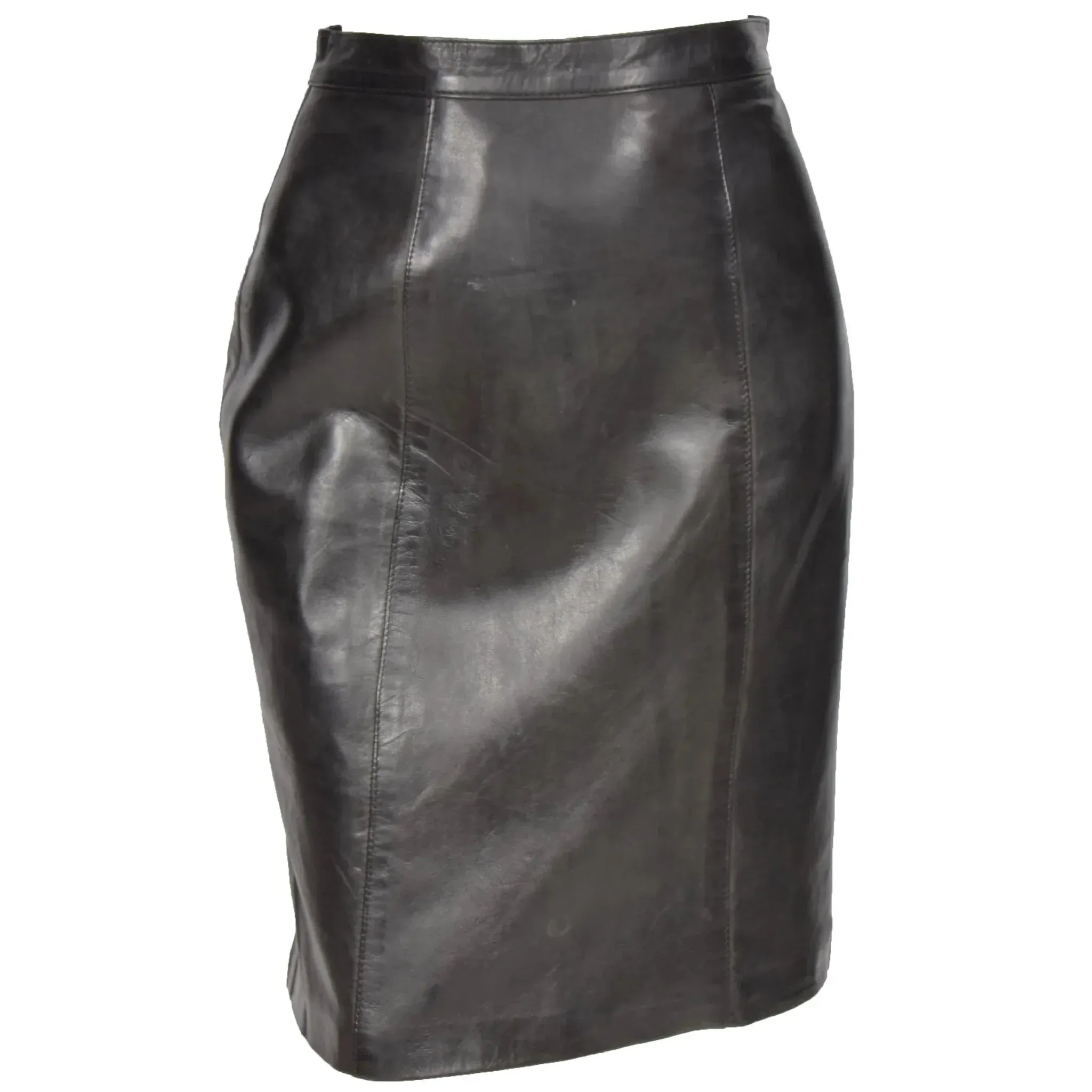 Ladies' Genuine Leather Pencil Skirt