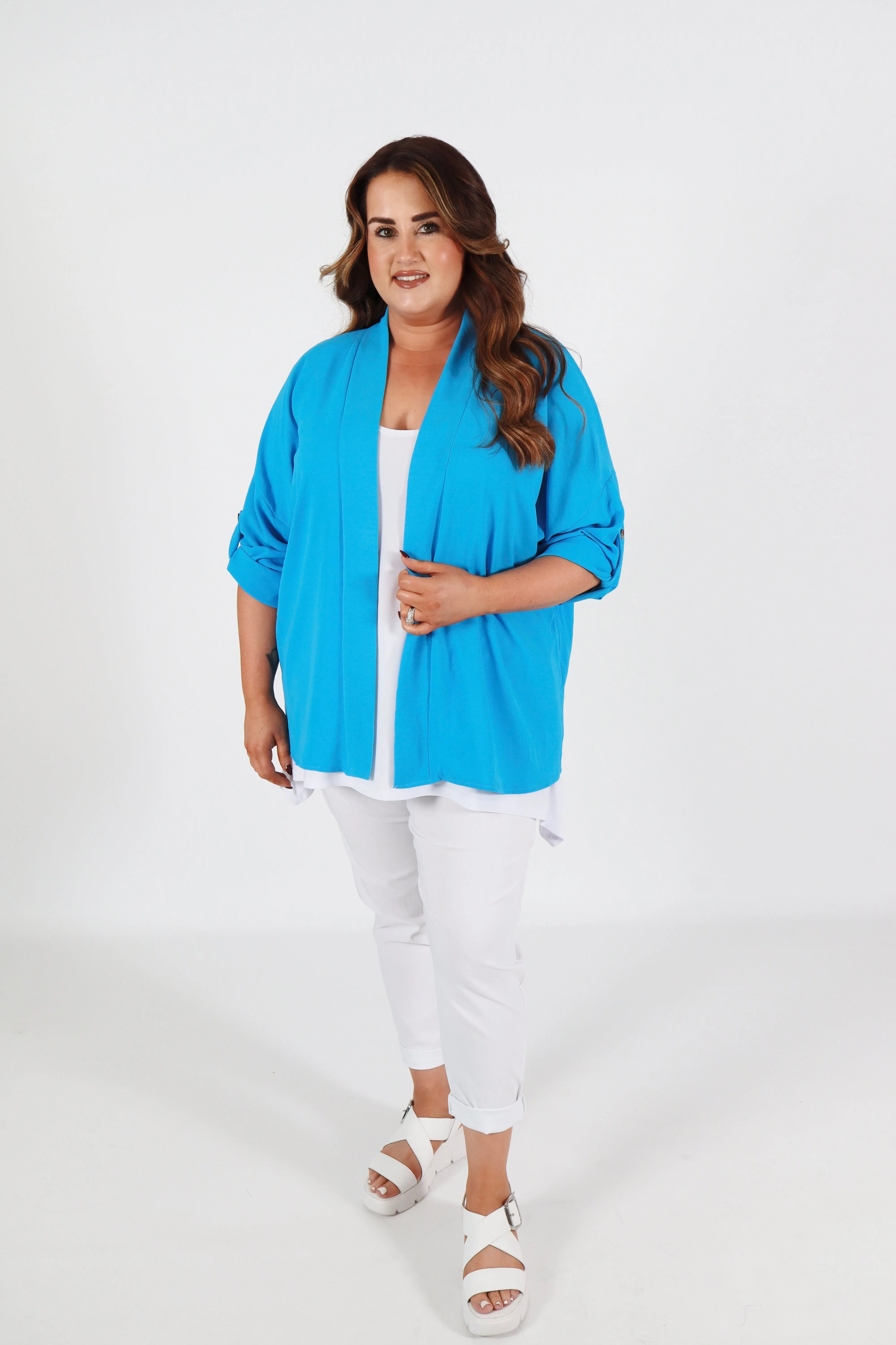 Lainey Cardigan in Blue