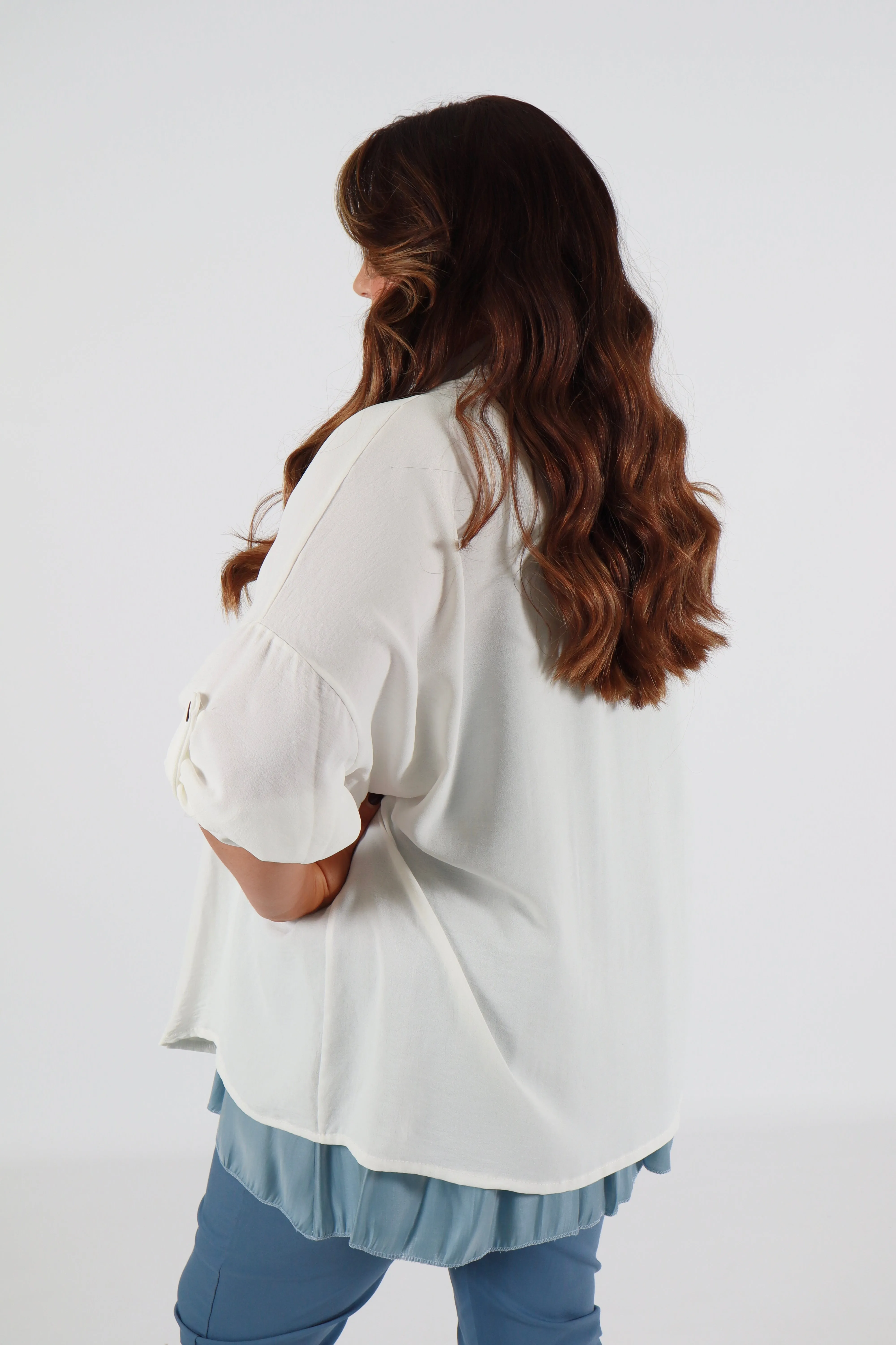 Lainey Cardigan in White
