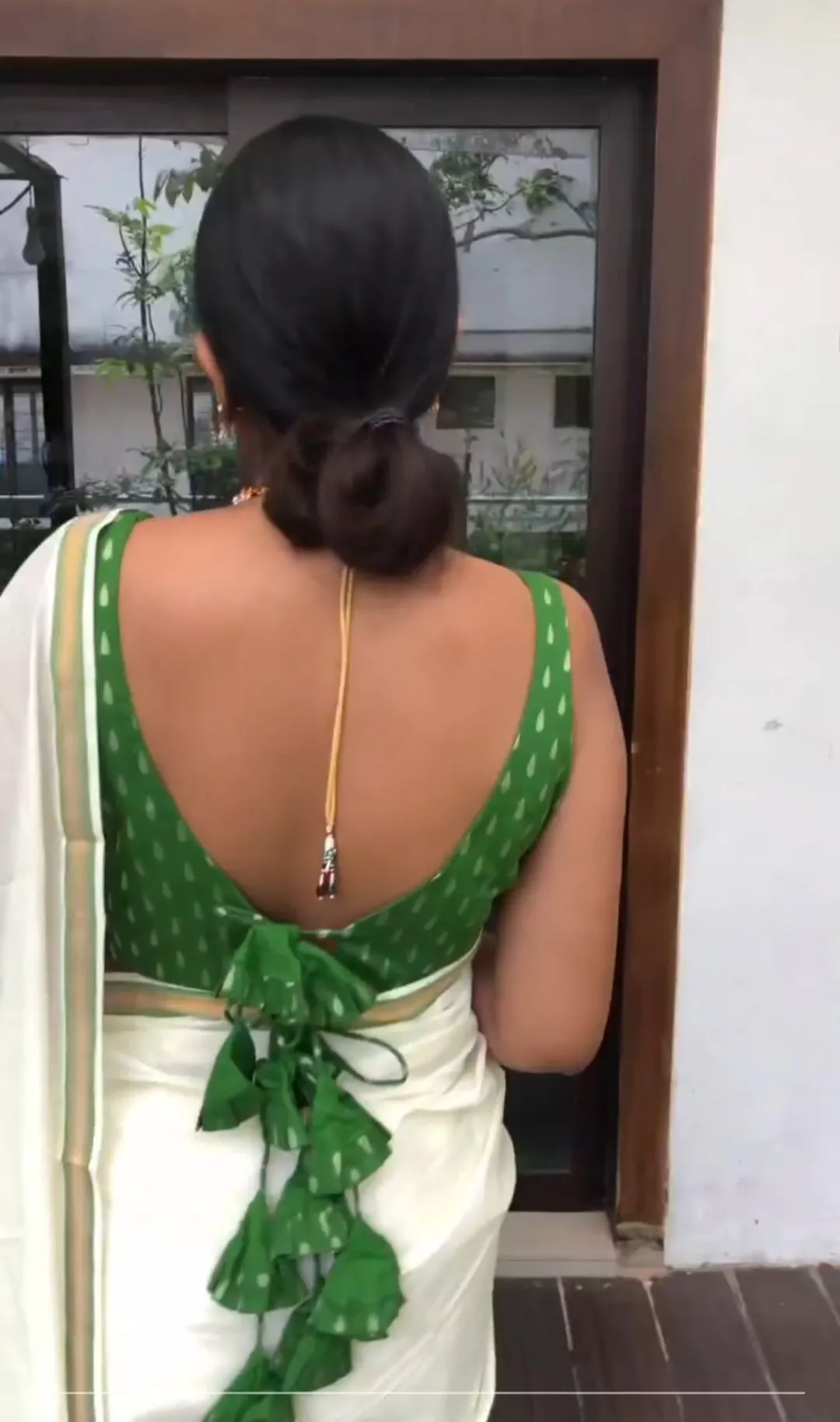 Lehriya Blouse- Green