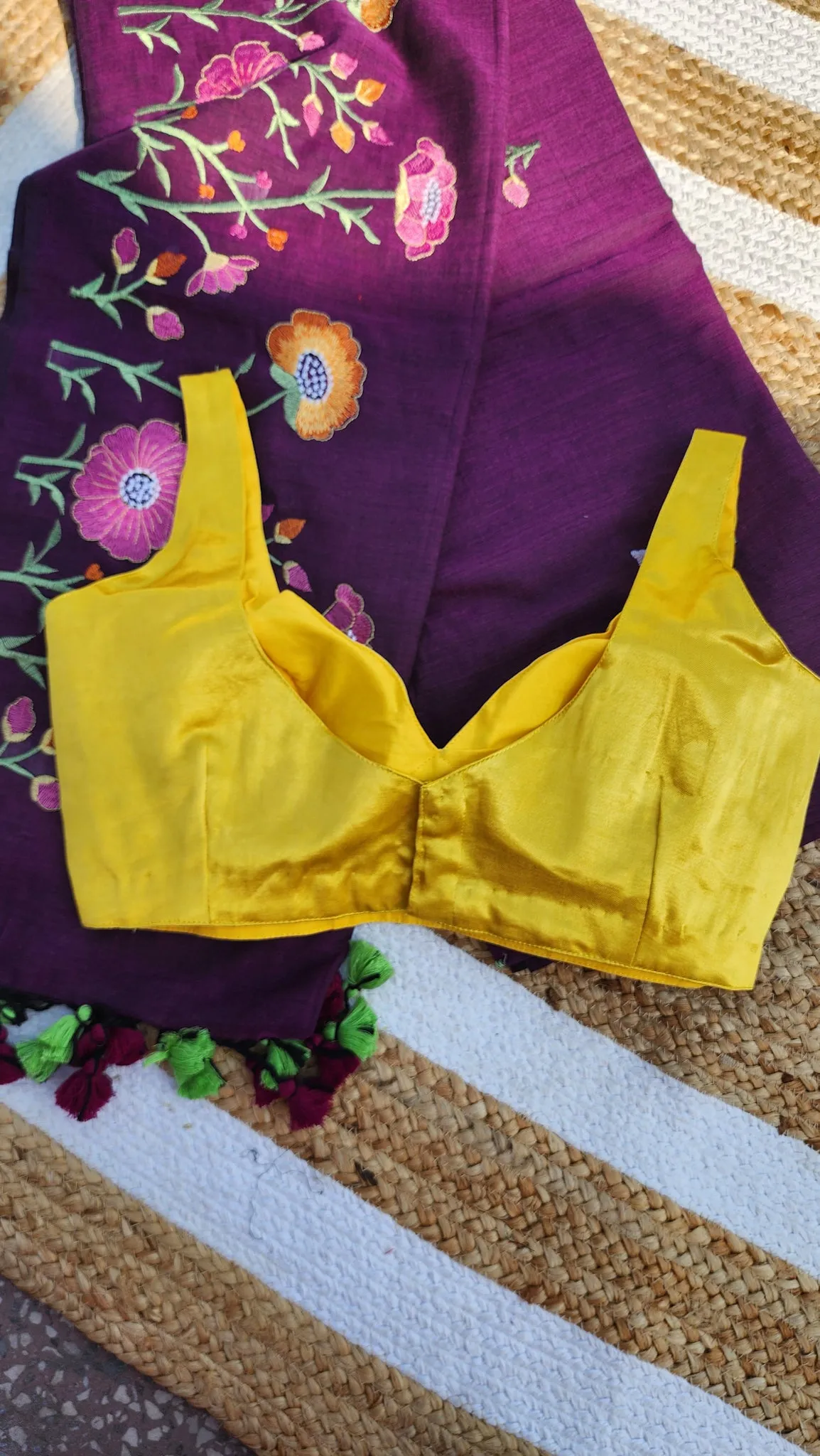 Lemoncello Mashru Blouse