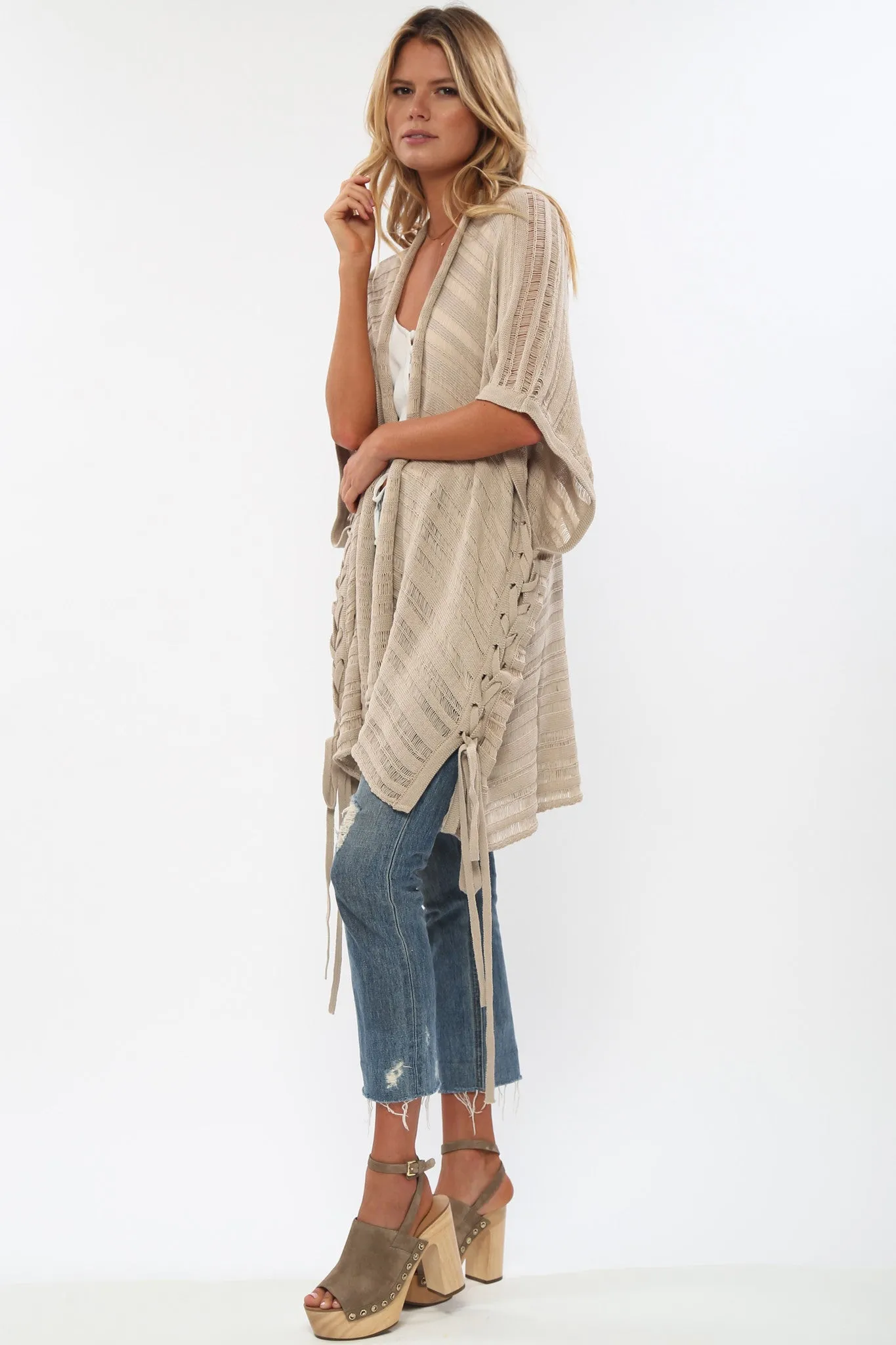 Light & Easy Kimono in Taupe