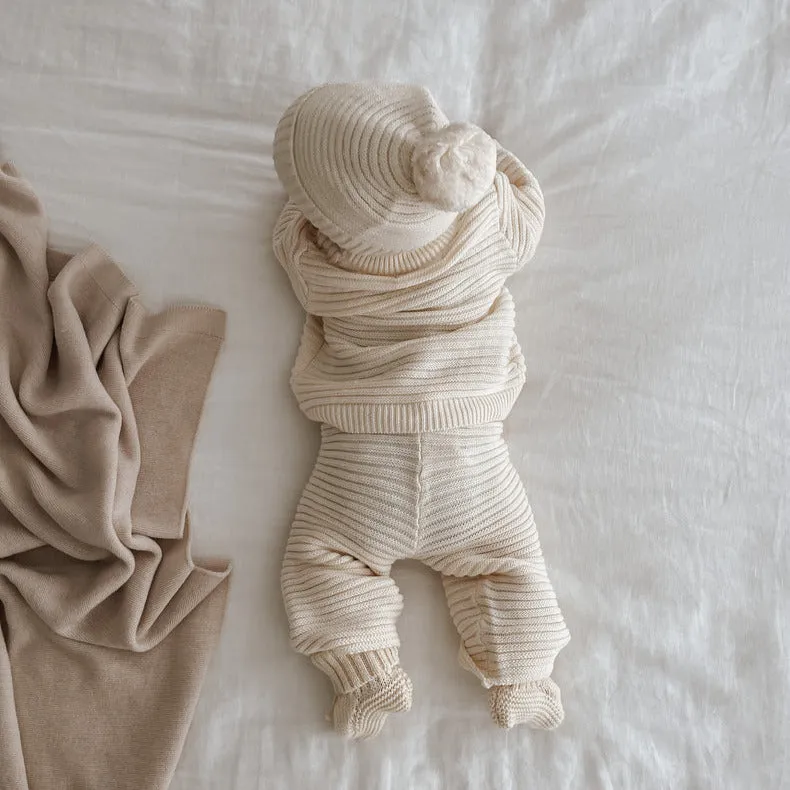 Linear Sweater - Natural White