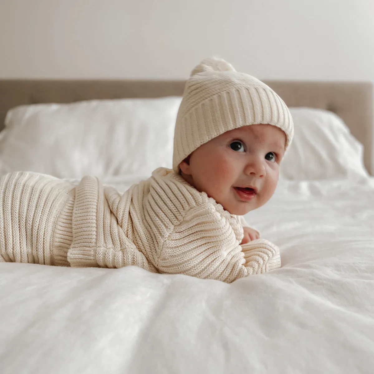 Linear Sweater - Natural White