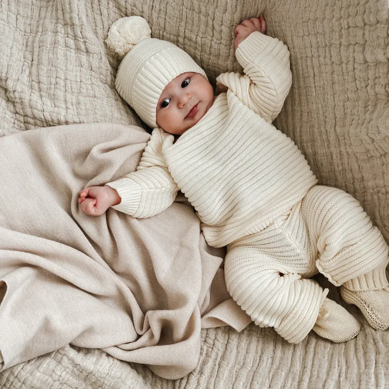 Linear Sweater - Natural White