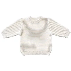 Linear Sweater - Natural White
