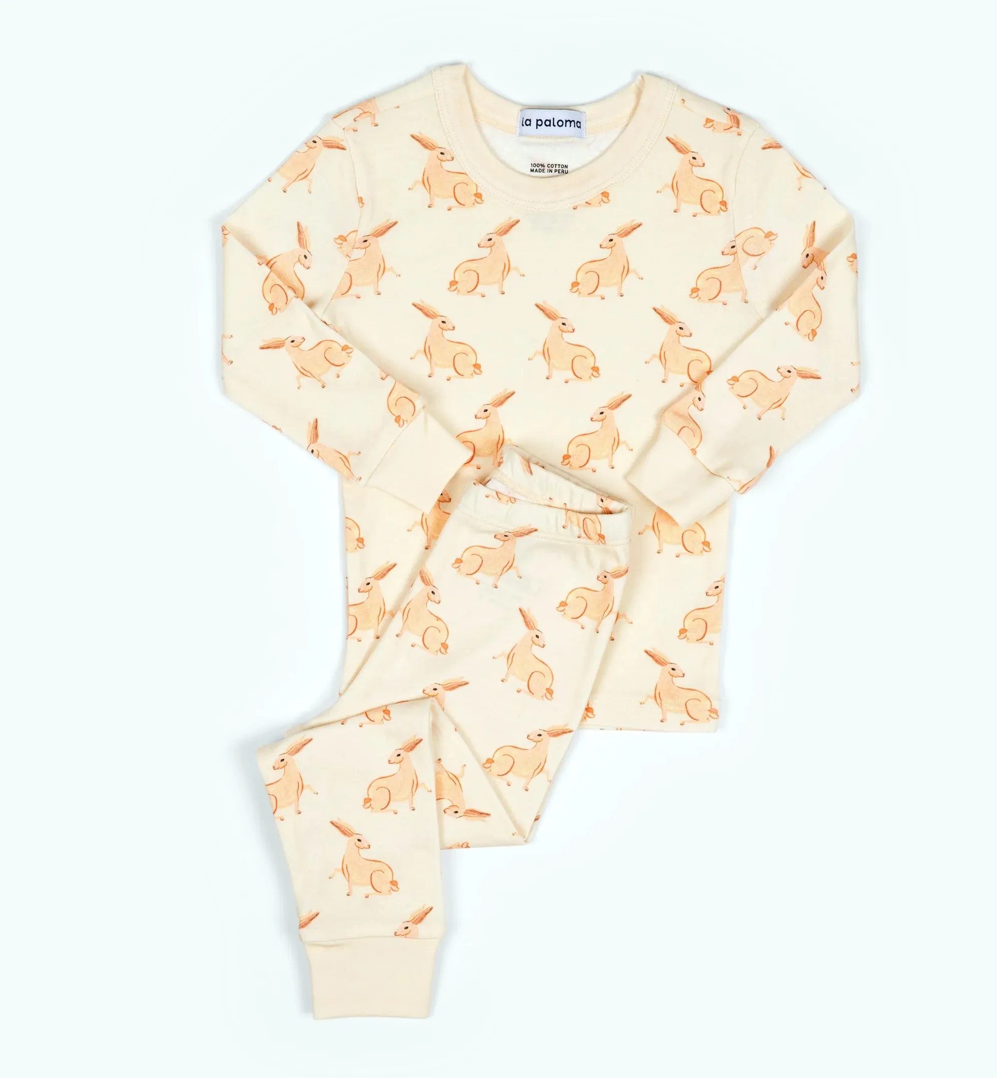 long pajama set | bunny