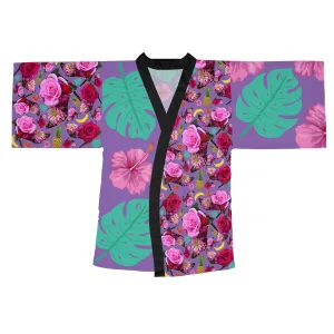 Long Sleeve Kimono Robe 'Jungle Fashion'